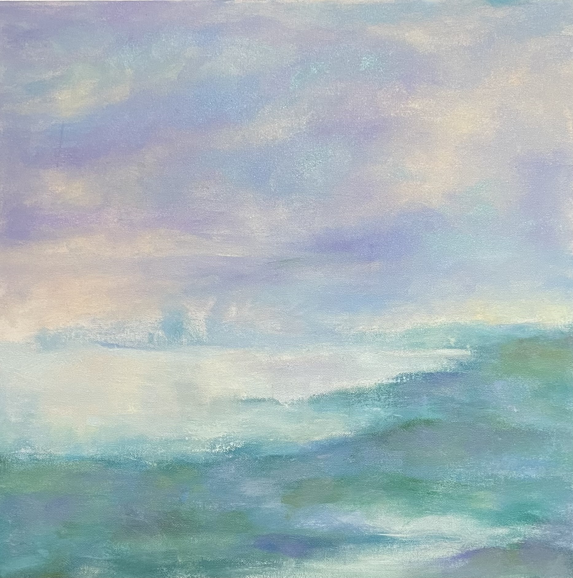 Lago Bracciano oil painting Joyce Weinstein fine Art
