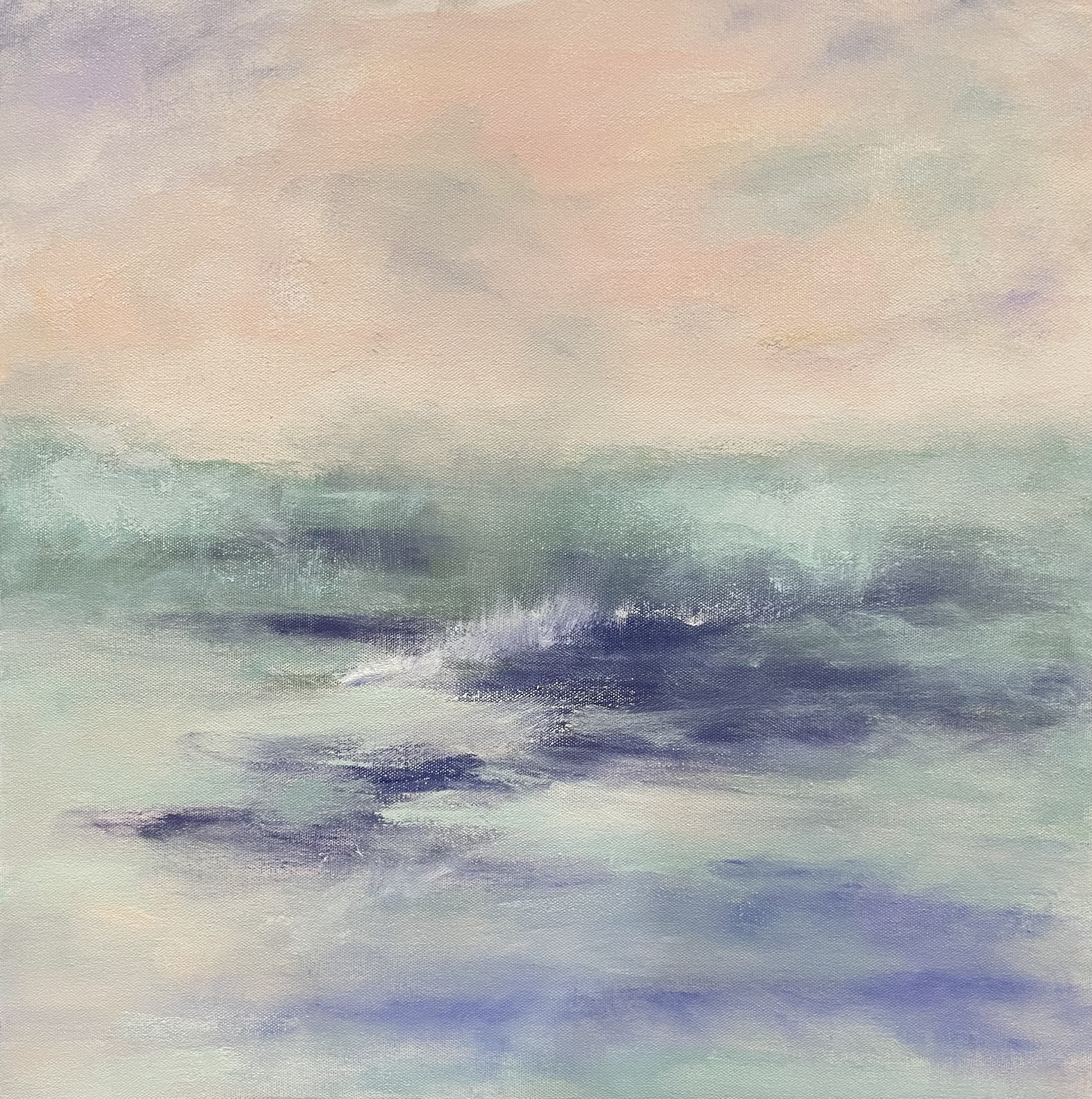 Tranquil sea oil painting Joyce Weinstein fine Art