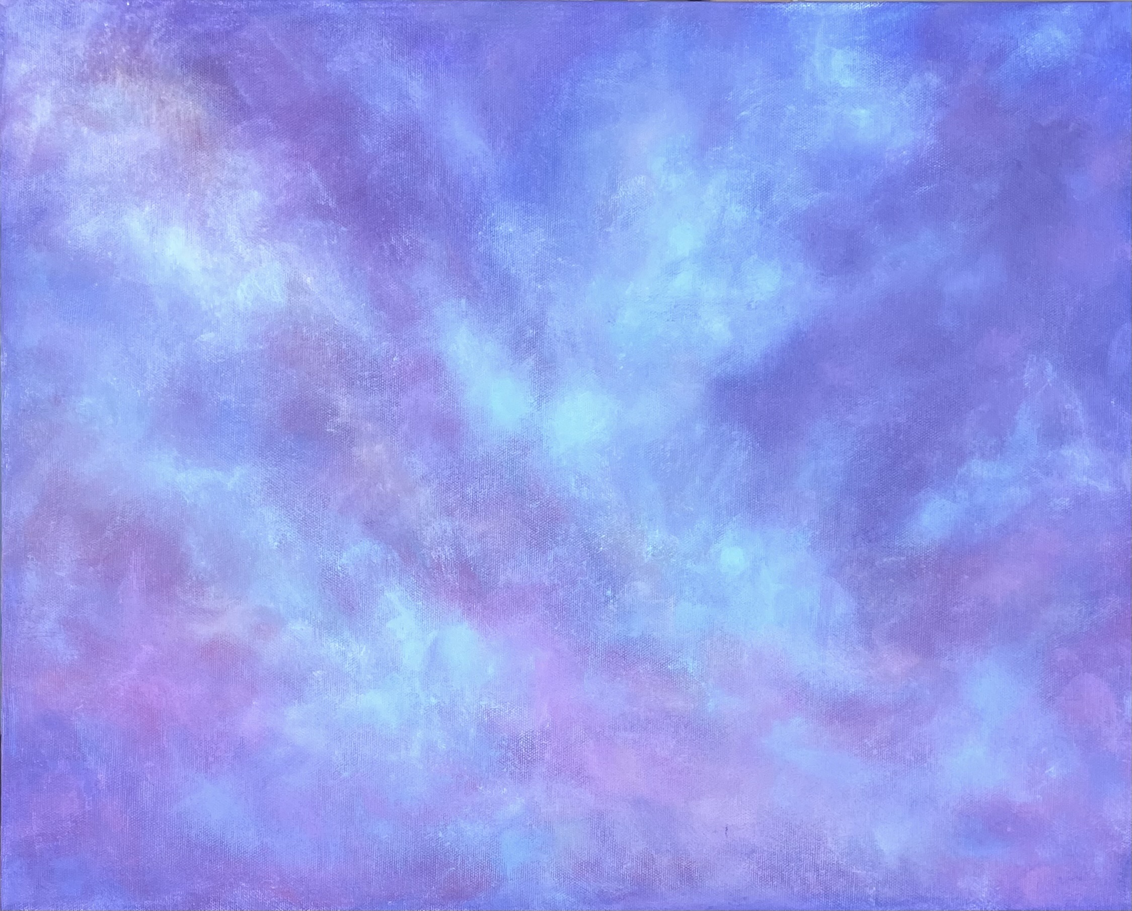 Clouds at Dusk - oil painting Joyce Weinstein fine art
