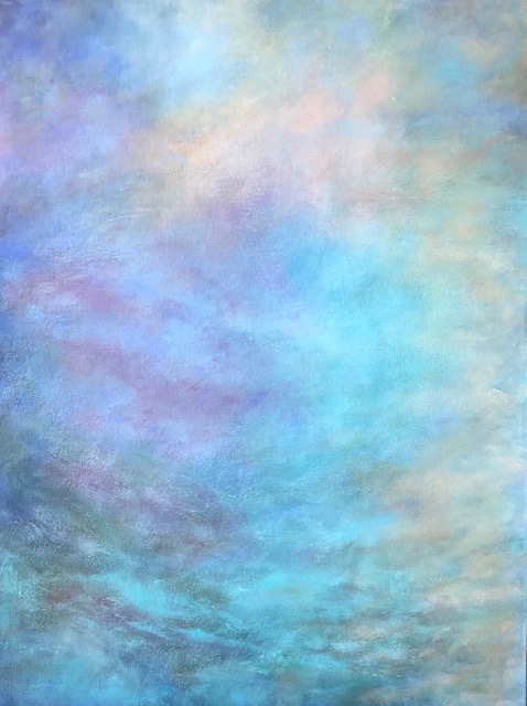 Into the Clouds oil painting Joyce Weinstein fine art